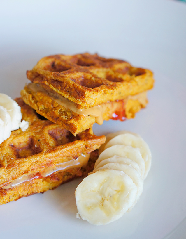 Sweet potato waffles – 3 healthy ways