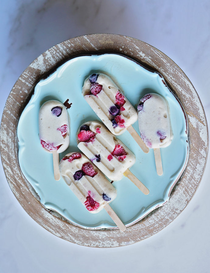 Red, white & Blue Popsicles